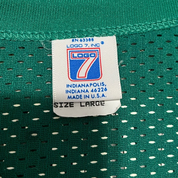 LOGO 7 Shirts Randall Cunningham Vtg 99s Philadelphia Eagles Green Logo 7 Jersey Large